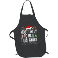 Most Likely To Hate This Family Xmas Pajamas  Apron