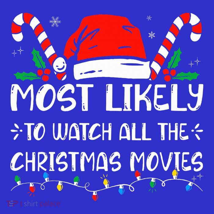 Most Likely To Watch All The Christmas Movies Pajamas Tank Top