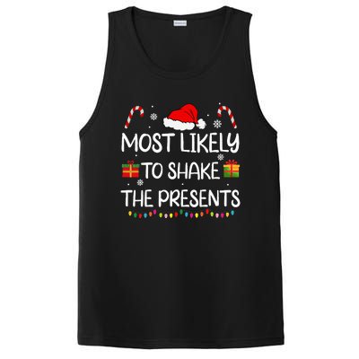 Most Likely To Shake The Presents family Christmas matching  PosiCharge Competitor Tank