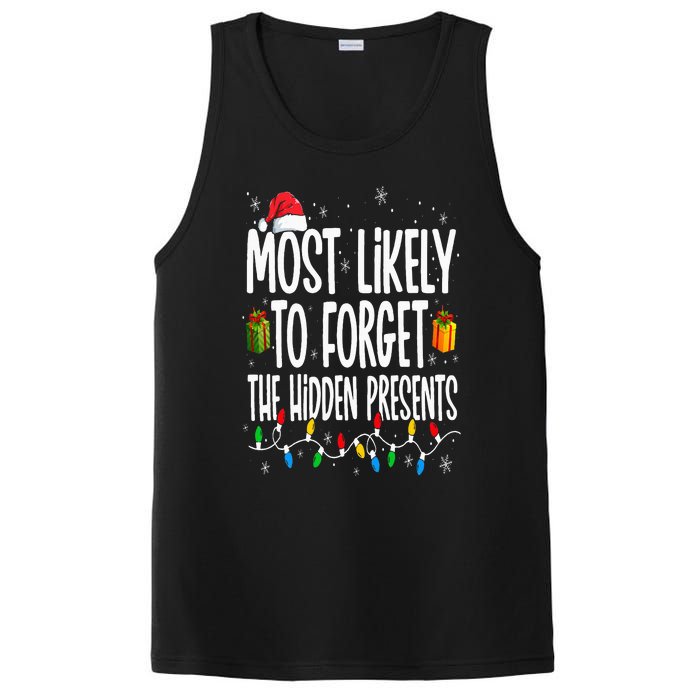 Most Likely To Forget The Hidden Presents Family Christmas PosiCharge Competitor Tank