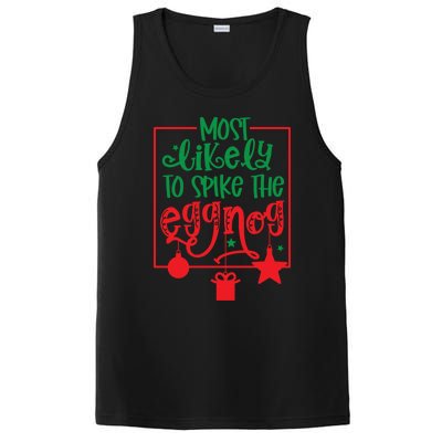 Most Likely To Spike The Eggnog Cute Gift PosiCharge Competitor Tank