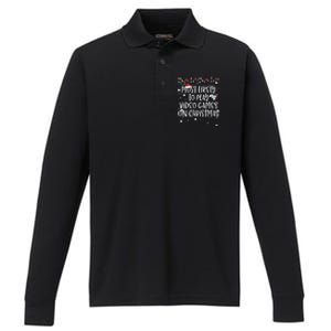 Most Likely To Play Video Games On Christmas Family Gamer Performance Long Sleeve Polo