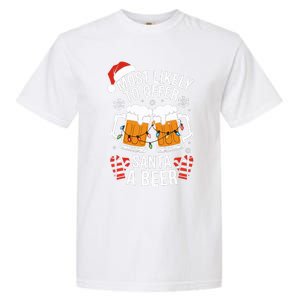 Most Likely To Offer Santa A Beer Christmas Drinking Garment-Dyed Heavyweight T-Shirt