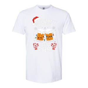 Most Likely To Offer Santa A Beer Christmas Drinking Softstyle CVC T-Shirt