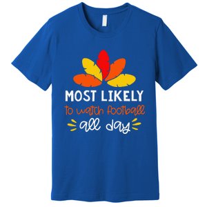 Most Likely To Matching Family Thanksgiving Pajamas Premium T-Shirt