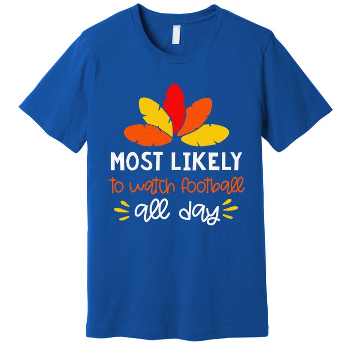 Most Likely To Matching Family Thanksgiving Pajamas Premium T-Shirt