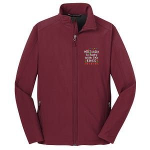 Most Likely To Party With The Elves Christmas Family Funny Core Soft Shell Jacket