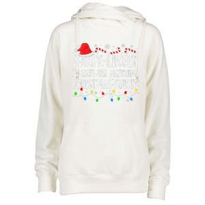 Most Likely To Hate Matching Christmas Family Pajamas Xmas Womens Funnel Neck Pullover Hood