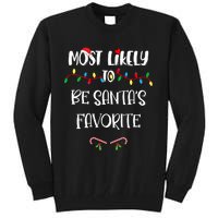 Most Likely To Be Santa’S Favorite Christmas Shirts For Family Tall Sweatshirt