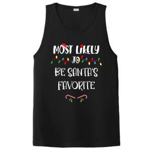 Most Likely To Be Santa’S Favorite Christmas Shirts For Family PosiCharge Competitor Tank