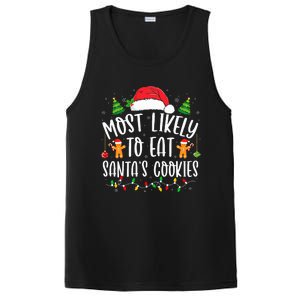 Most Likely To Eat Santa's Cookies Christmas Matching Family PosiCharge Competitor Tank