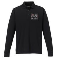 Most Likely To Be On The Nice List Christmas Shirts For Family Performance Long Sleeve Polo