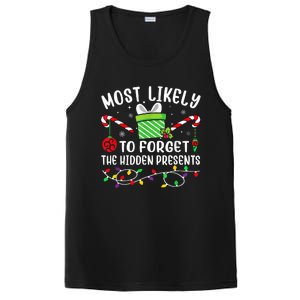 Most Likely To Forget The Hidden Presents Funny Christmas  PosiCharge Competitor Tank