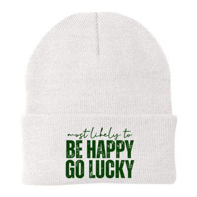 Most Likely To Be Happy Go Lucky St Patricks Day Beanie