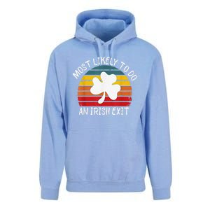 Most Likely To Do An Irish Exit Unisex Surf Hoodie