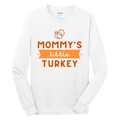 Mommy's Little Turkey First Thanksgiving Tall Long Sleeve T-Shirt