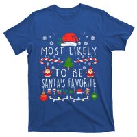 Most Likely To Be SantaS Favorite Christmas Family Matching Gift T-Shirt