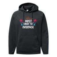 Most Likely To Overpack Performance Fleece Hoodie