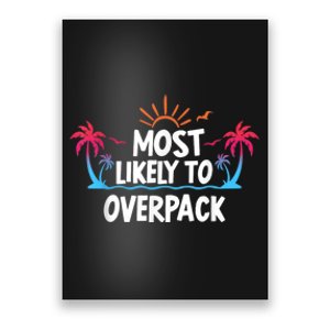 Most Likely To Overpack Poster