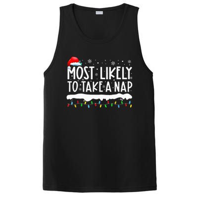 Most Likely To Take A Nap Family Matching Christmas PosiCharge Competitor Tank