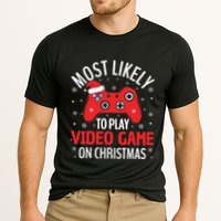 Most Likely To Play Video Game Christmas  Performance Shirt