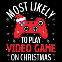 Most Likely To Play Video Game Christmas  Impact Tech Backpack