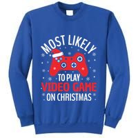 Most Likely To Play Video Game Christmas  Sweatshirt