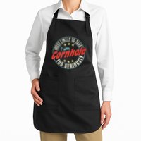 Most Likely To Take Cornhole Too Seriously Sack Toss Circle Apron
