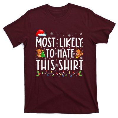 Most Likely To Hate This Family Christmas Pajamas T-Shirt