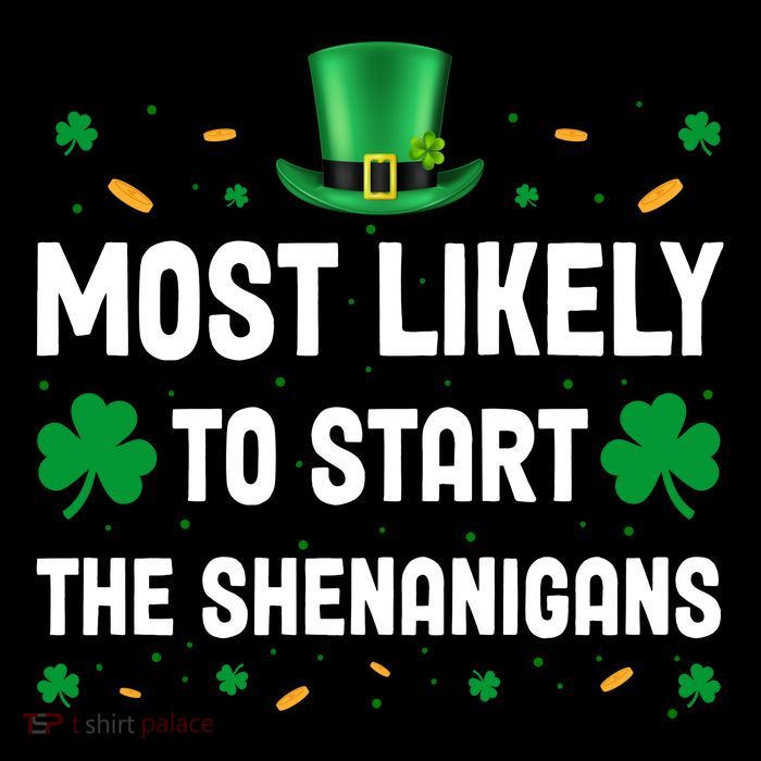 Most Likely To Start The Shenanigans Funny St Patricks Day City Backpack