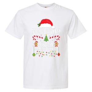 Most Likely To Eat Santas Cookies Christmas Matching Family Garment-Dyed Heavyweight T-Shirt