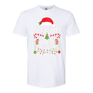 Most Likely To Eat Santas Cookies Christmas Matching Family Softstyle CVC T-Shirt