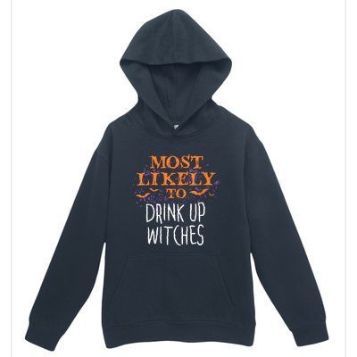 Most Likely To Halloween Drink Up Witches Matching Vneck Urban Pullover Hoodie