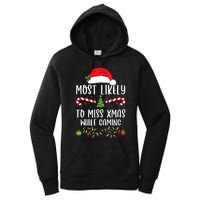 Most Likely To Miss Xmas While Gaming Christmas Matching Women's Pullover Hoodie