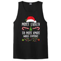 Most Likely To Miss Xmas While Gaming Christmas Matching PosiCharge Competitor Tank