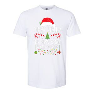 Most Likely To Miss Xmas While Gaming Christmas Matching Softstyle CVC T-Shirt