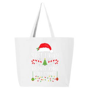 Most Likely To Miss Xmas While Gaming Christmas Matching 25L Jumbo Tote