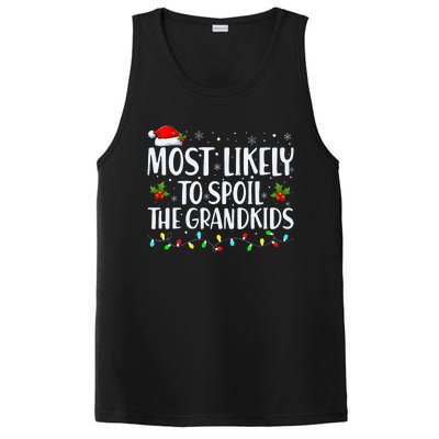 Most Likely To Spoil The Grand Funny Christmas Grandma PosiCharge Competitor Tank