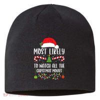 Most Likely To Watch All The Christmas Movies Xmas Matching Sustainable Beanie