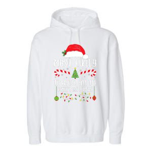 Most Likely To Watch All The Christmas Movies Xmas Matching Garment-Dyed Fleece Hoodie