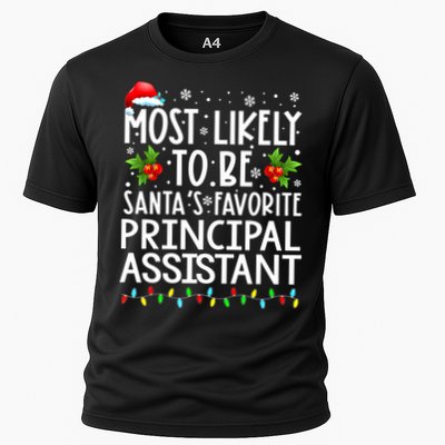 Most Likely To Be Santa's Favorite Principal Assistant Great Gift Performance Shirt