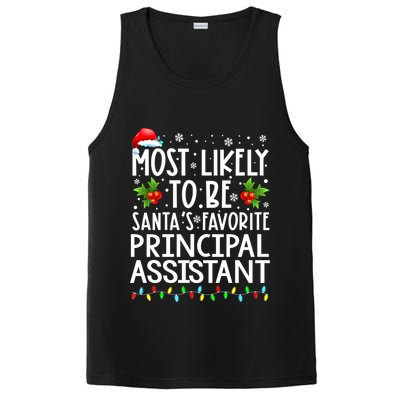 Most Likely To Be Santa's Favorite Principal Assistant Great Gift PosiCharge Competitor Tank