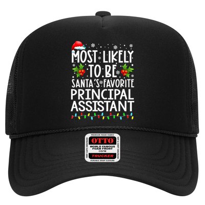 Most Likely To Be Santa's Favorite Principal Assistant Great Gift Trucker Hat