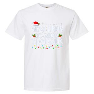 Most Likely To Shake The Presents Funny Family Christmas Garment-Dyed Heavyweight T-Shirt