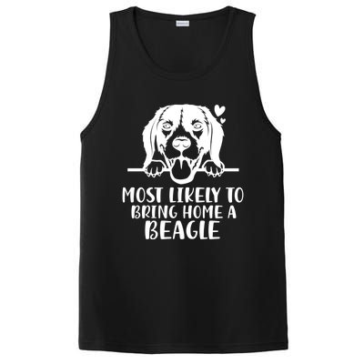 Most Likely To Bring Home A Dog Beagle For Christmas Gift PosiCharge Competitor Tank