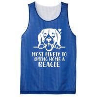 Most Likely To Bring Home A Dog Beagle For Christmas Gift Mesh Reversible Basketball Jersey Tank