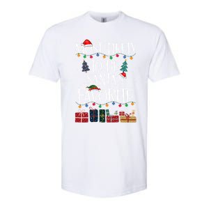 Most Likely To Be Santa’S Favorite Xmas Pajama Gift Softstyle CVC T-Shirt