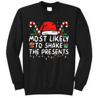 Most Likely To Shake The Presents Family Matching Christmas Sweatshirt