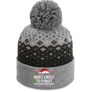 Most Likely To Forget The Hidden Presents Christmas Family The Baniff Cuffed Pom Beanie