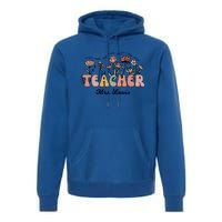 Mrs Lewis Teacher Wildflower Back To School Gift Premium Hoodie